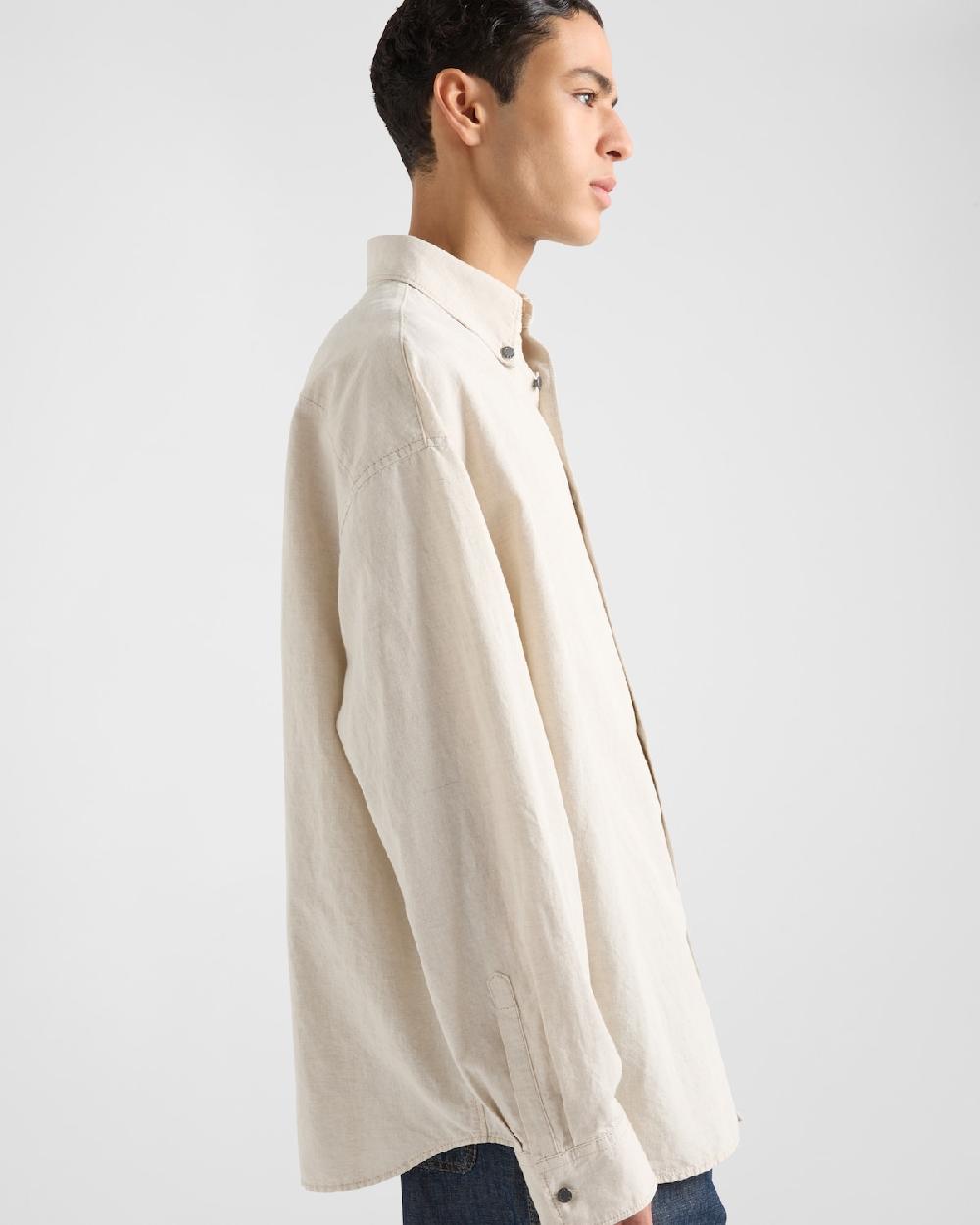 Prada Camisa de cambray Envío gratis