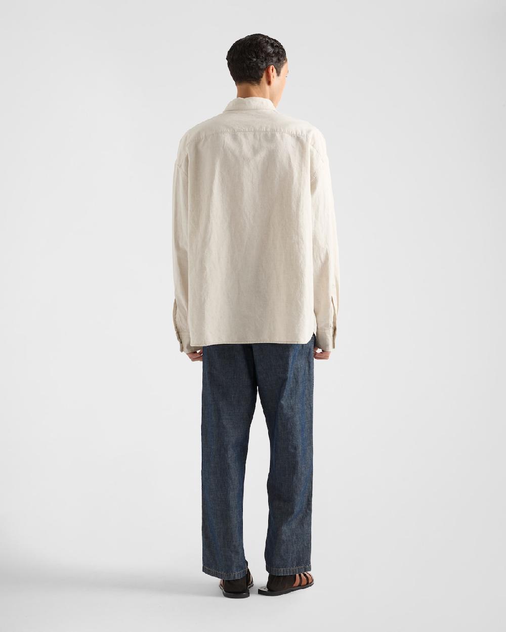 Prada Camisa de cambray Envío gratis