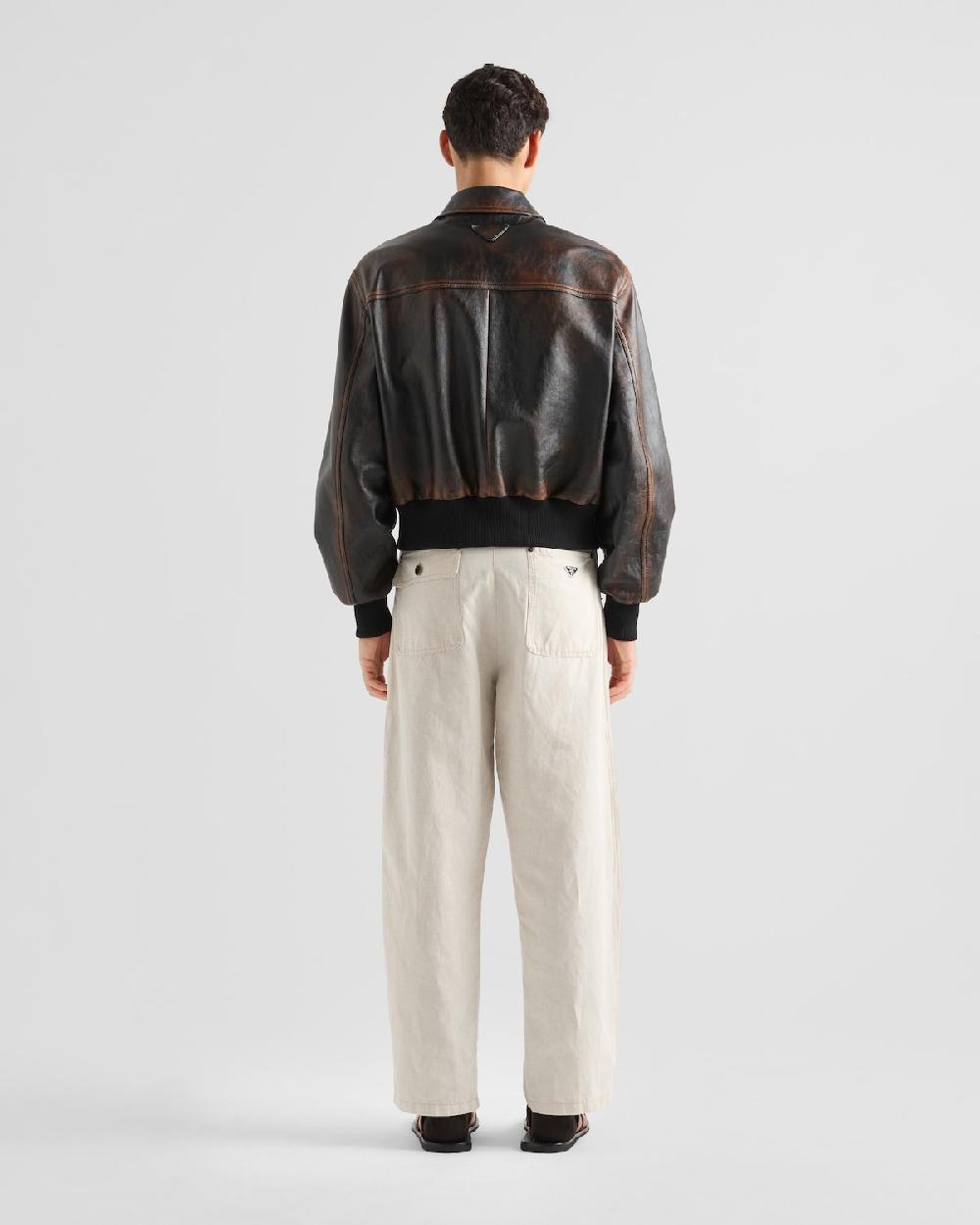 Prada Pantalones de cambray Últimos 3 días