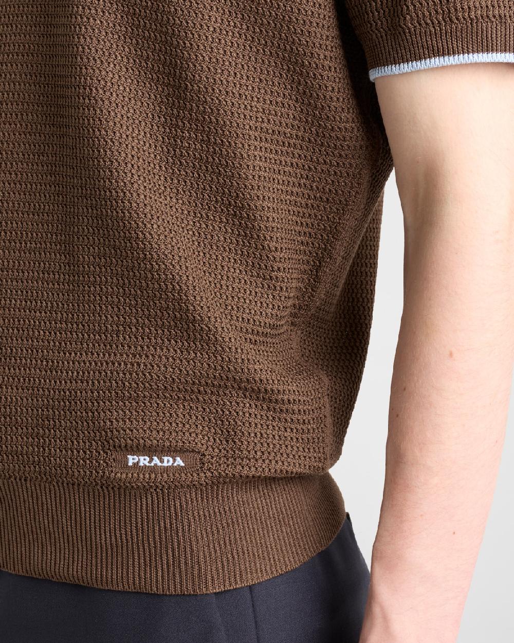 Prada Polo de seda y algodón Últimos 2 días