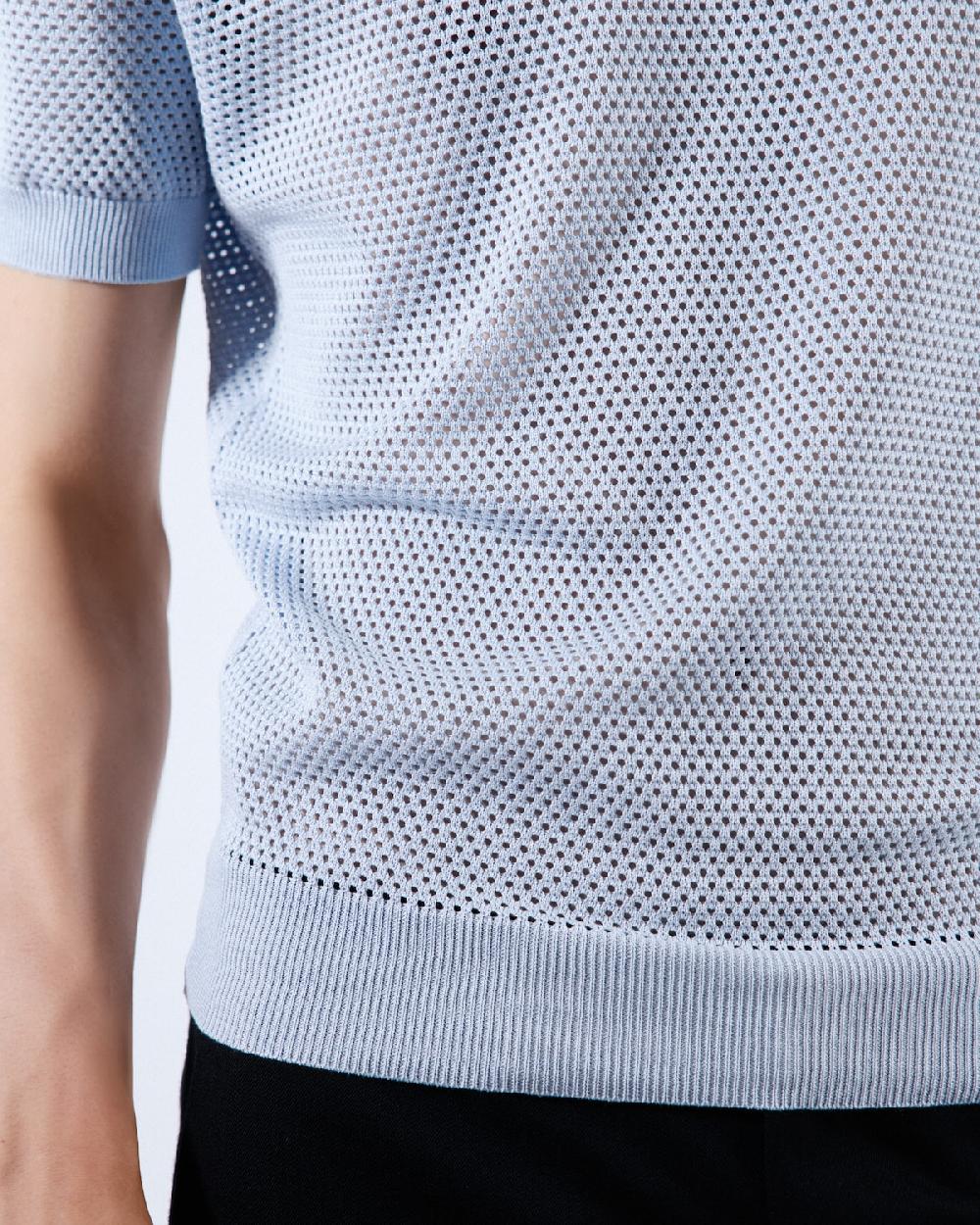 Prada Jersey de cuello redondo de seda y algodón Precio de fábrica