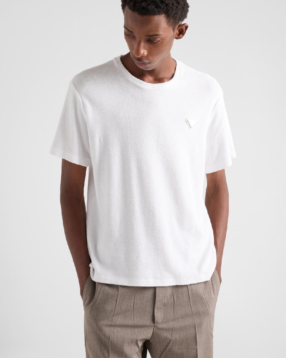 Prada Camiseta de rizo Promoción por tiempo limitado