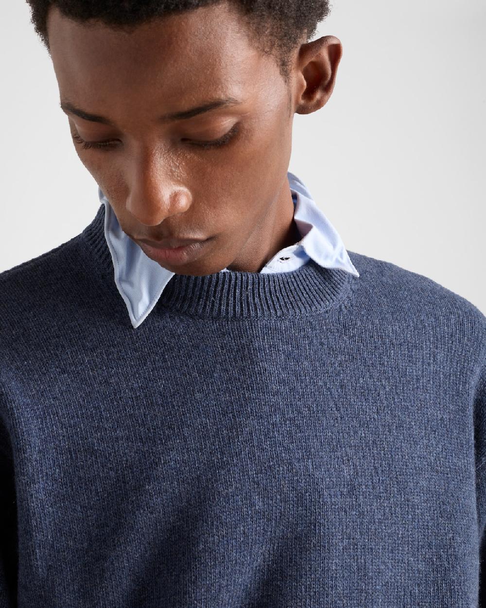 Prada Jersey de cuello redondo de Re-Cashmere Promoción trimestral
