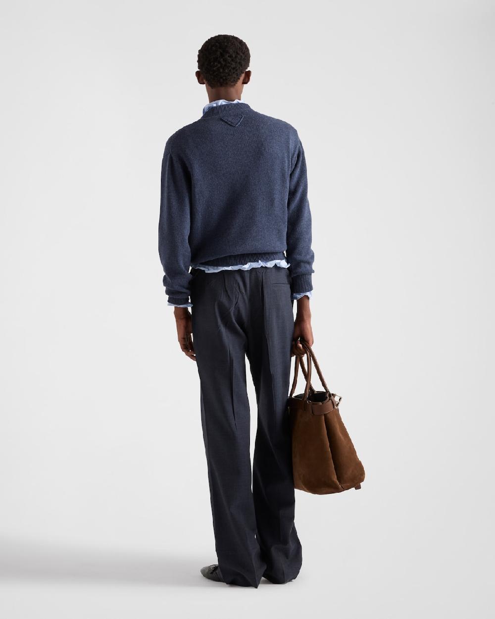 Prada Jersey de cuello redondo de Re-Cashmere Promoción trimestral
