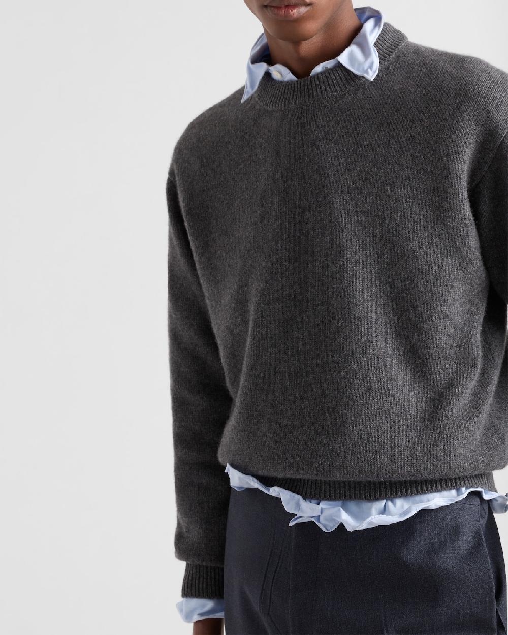 Prada Jersey de cuello redondo de Re-Cashmere Solo queda un día