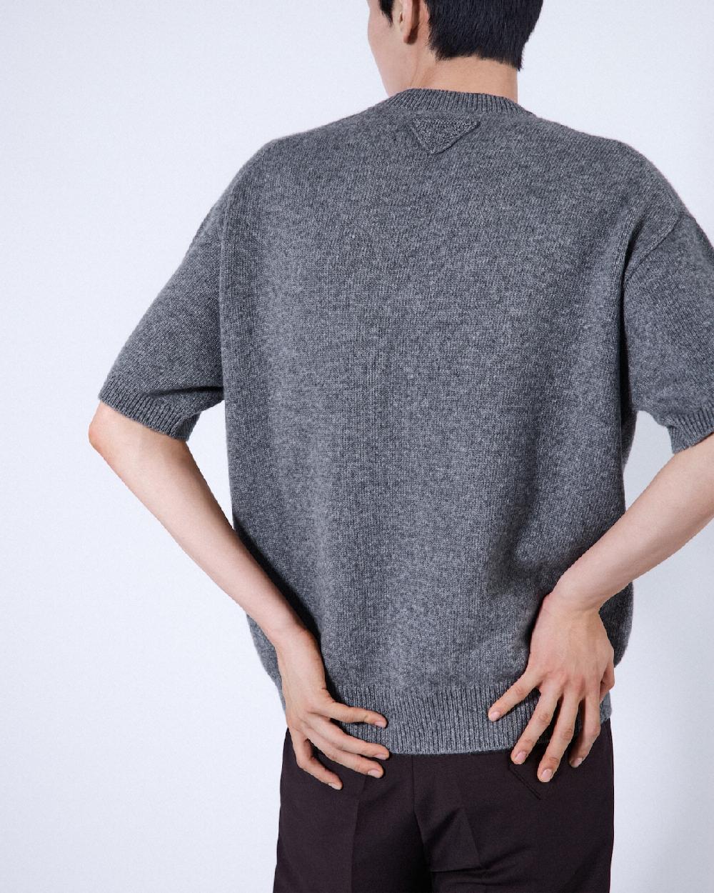 Prada Jersey de manga corta en Re-Cashmere Superdescuento