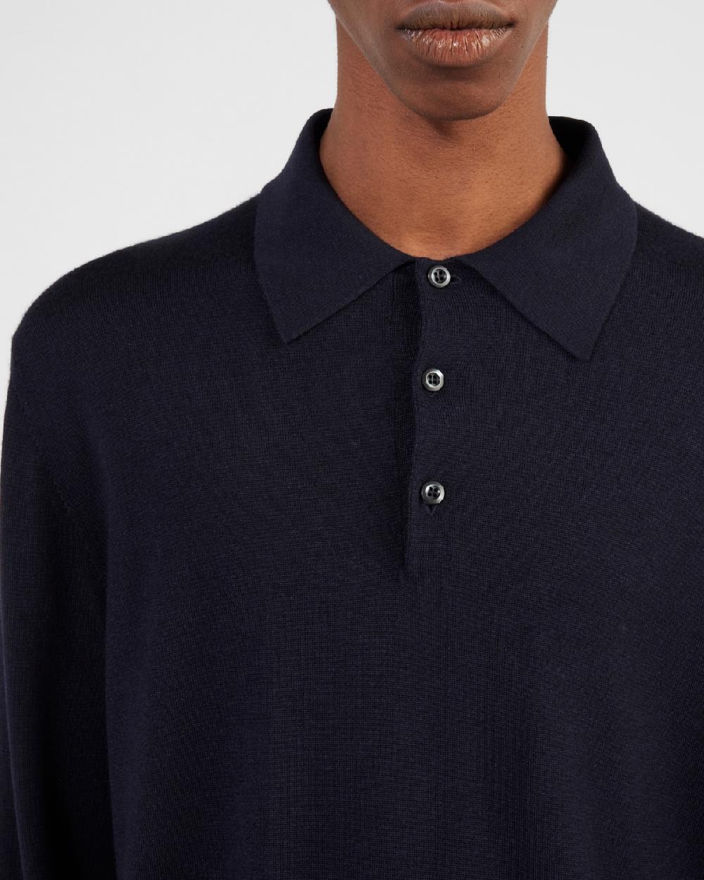 Prada Polo de seda y cachemir Tienda de fábrica