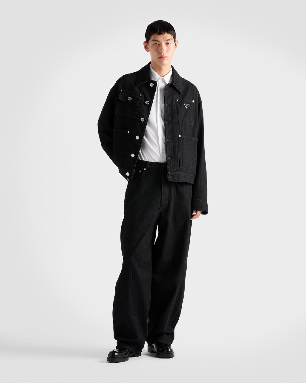 Prada Camisa de algodón Precios de Black Friday