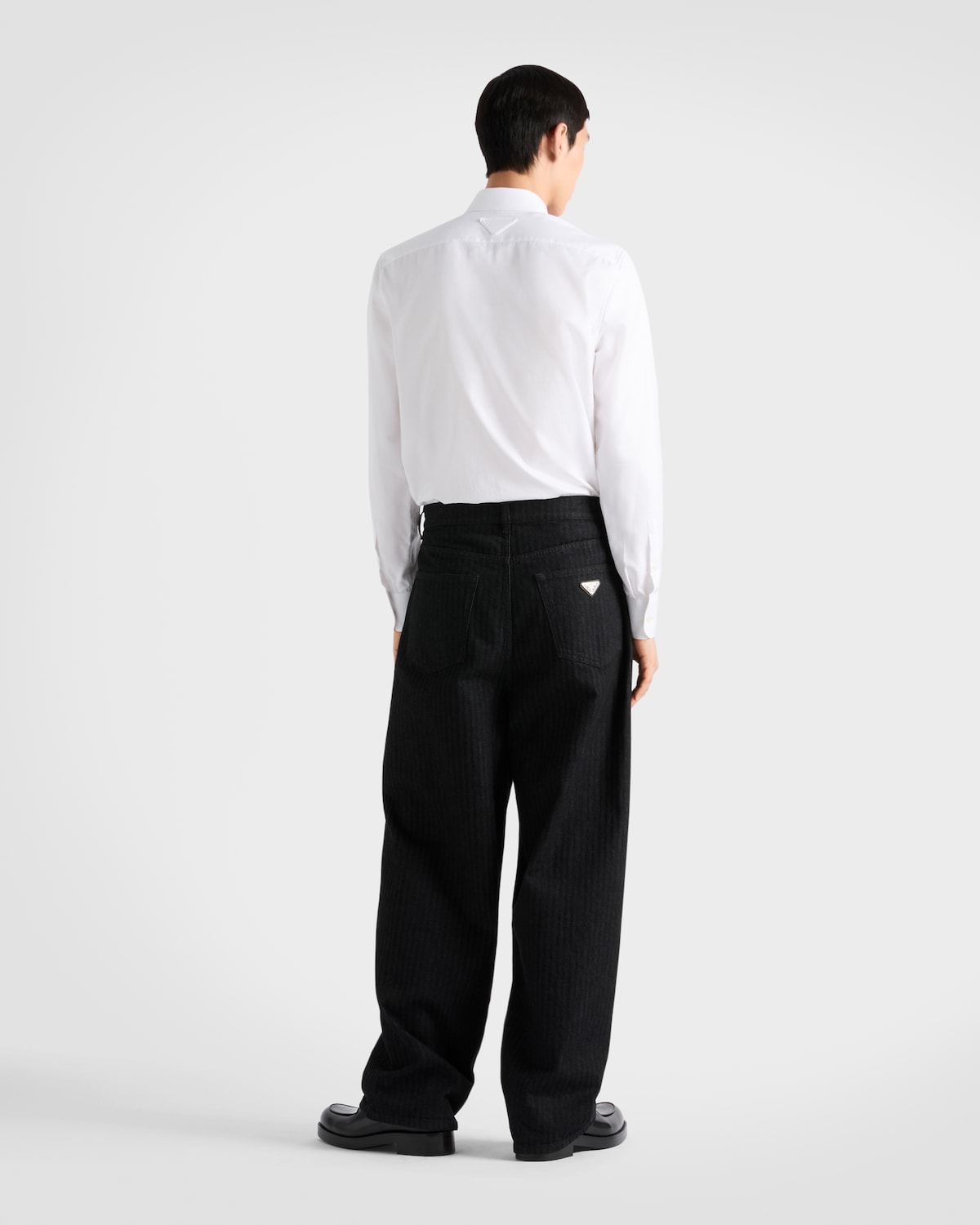 Prada Camisa de algodón Precios de Black Friday