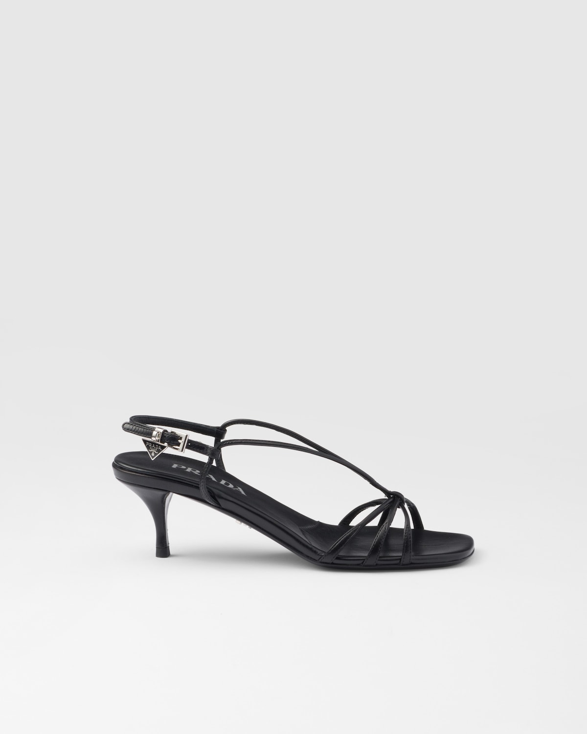 Prada Sandalias de piel con tacón Grandes ahorros