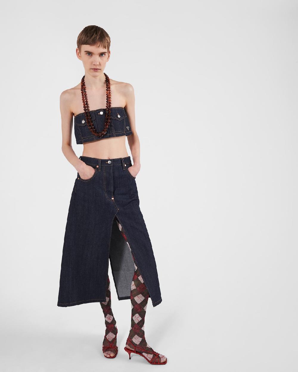 Prada Sandalias de piel con tacón Precio ultrabajo