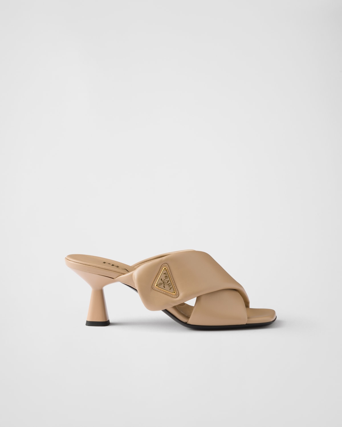 Prada Sandalias de napa acolchadas