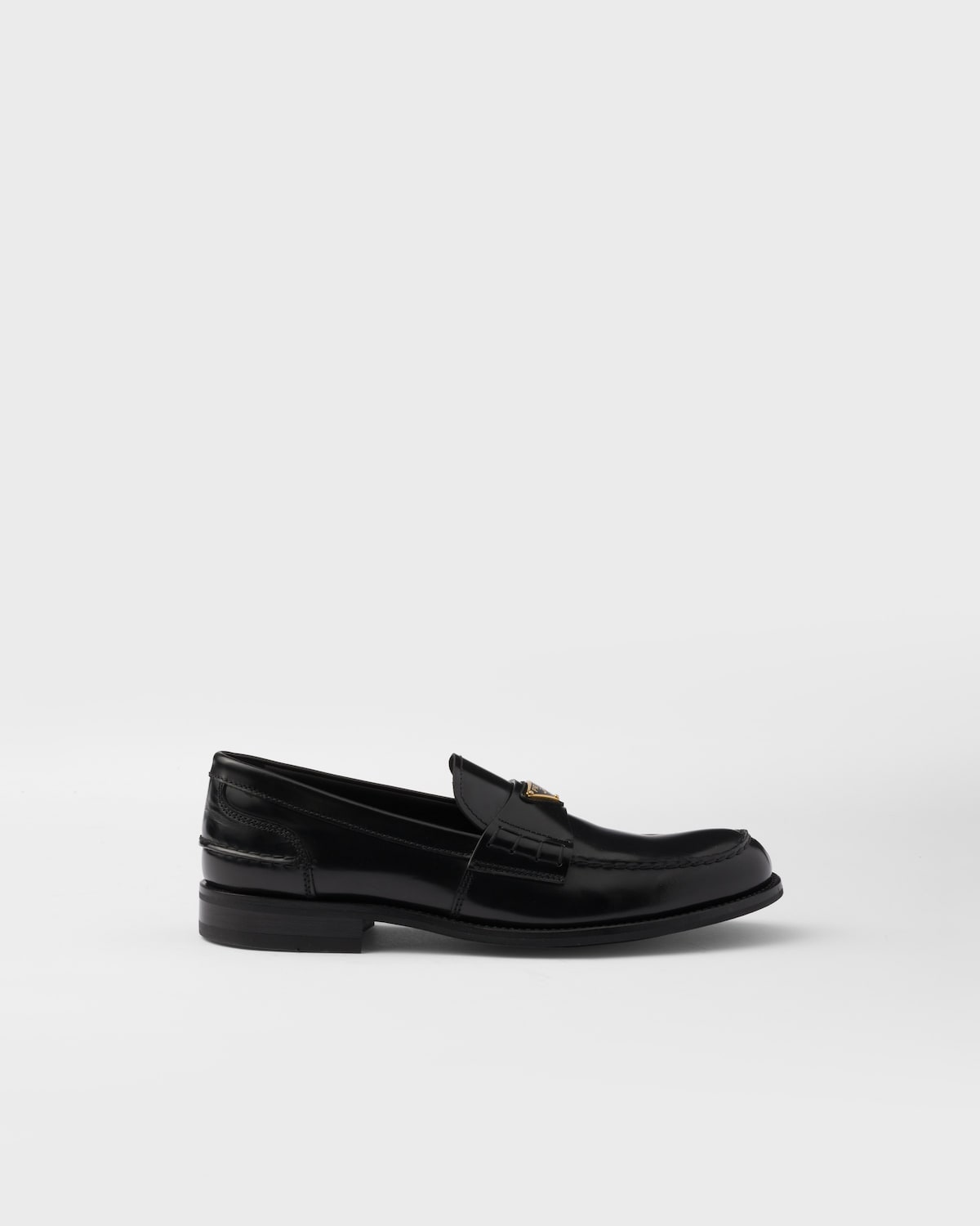 Prada Mocasines de piel cepillada Ventas relámpago