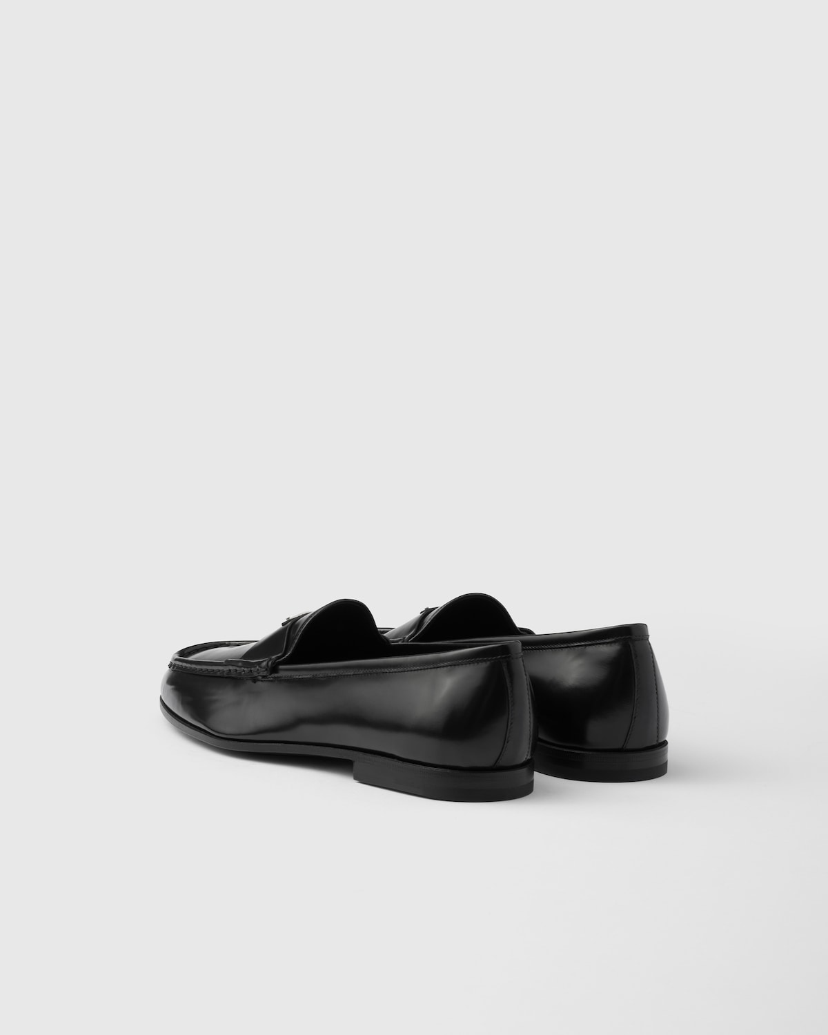 Prada Mocasines de piel cepillada Tienda