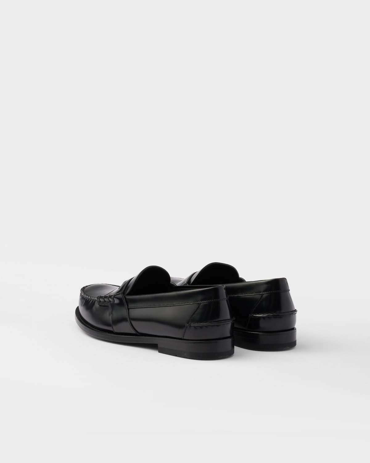 Prada Mocasines de piel cepillada Tienda