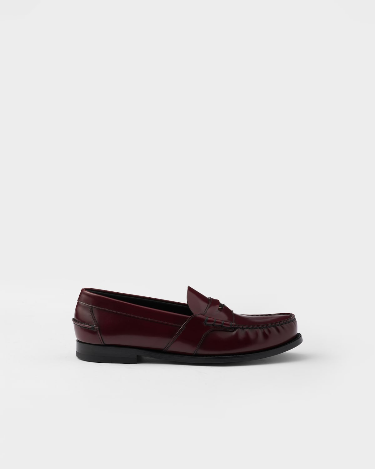 Prada Mocasines de piel cepillada
