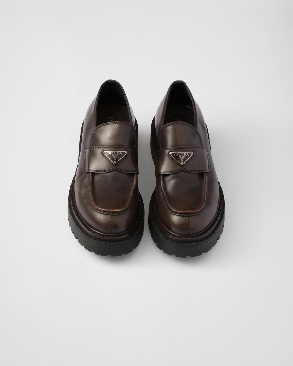 Prada Mocasines de piel Rebajas online