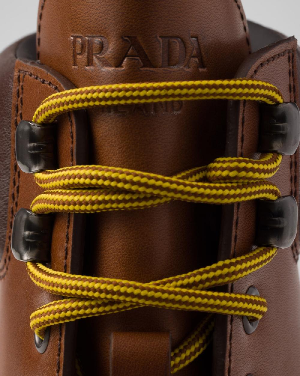 Prada Botas de piel Oferta especial