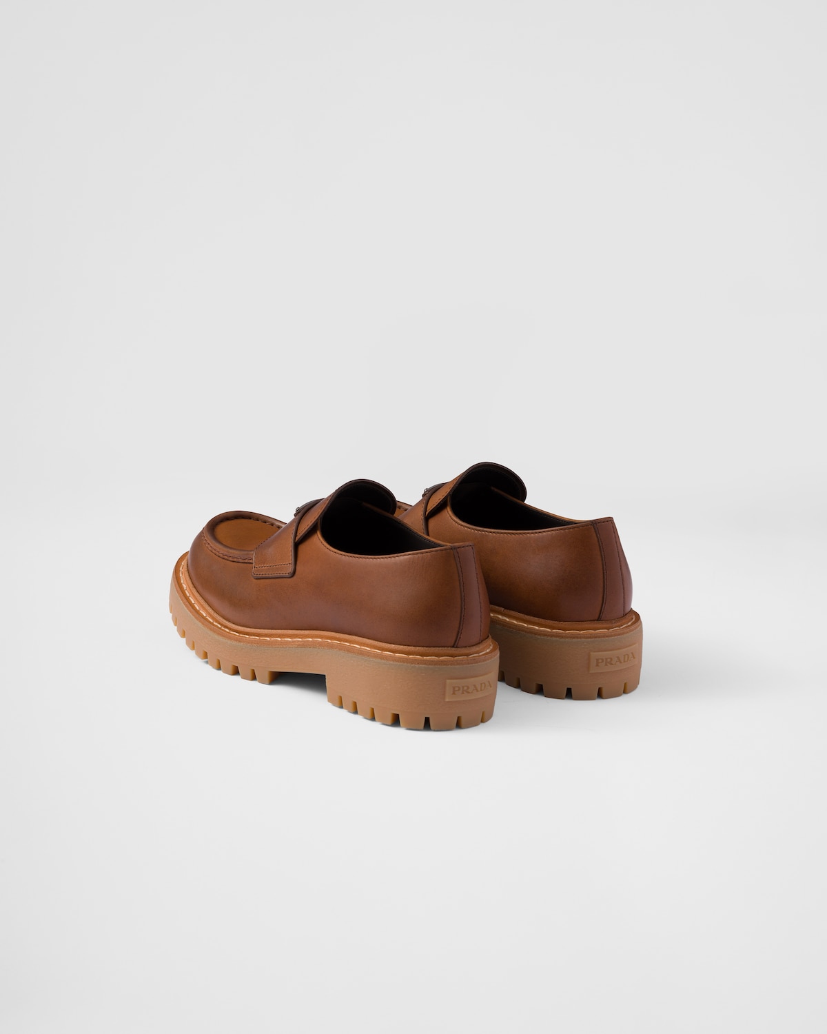 Prada Mocasines de piel ÚLTIMAS EDICIONES