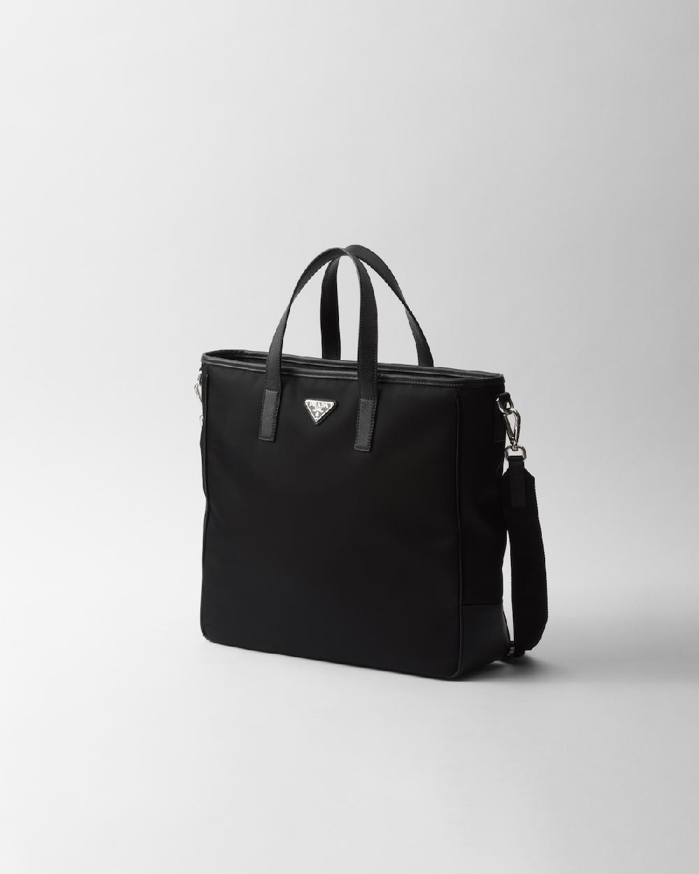 Prada Bolso de Re-Nylon y piel Saffiano