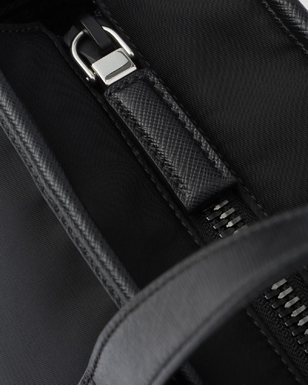 Prada Bolso de Re-Nylon y piel Saffiano Envío internacional gratuito
