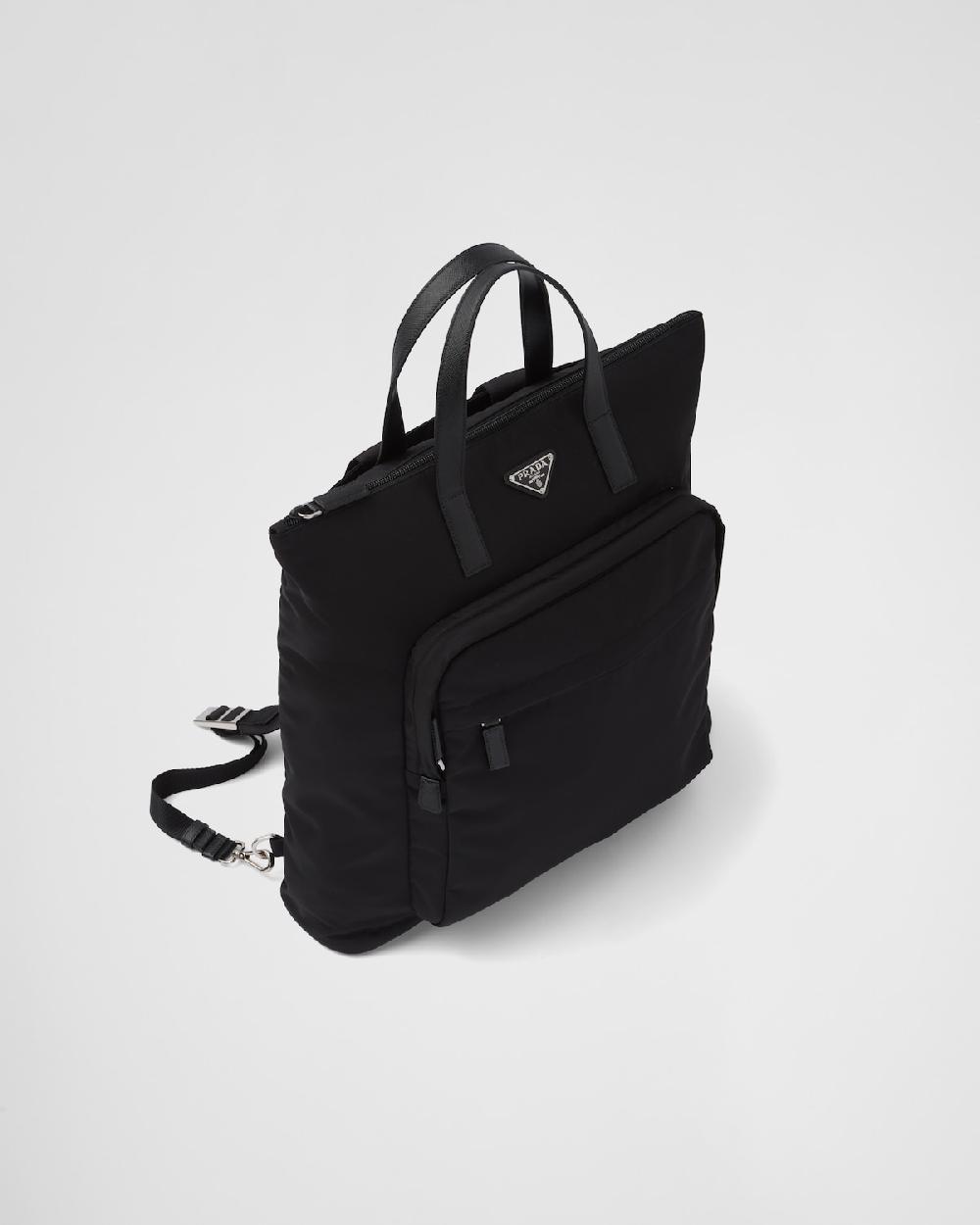 Prada Bolso tote de Re-Nylon y piel Saffiano Precios de Black Friday