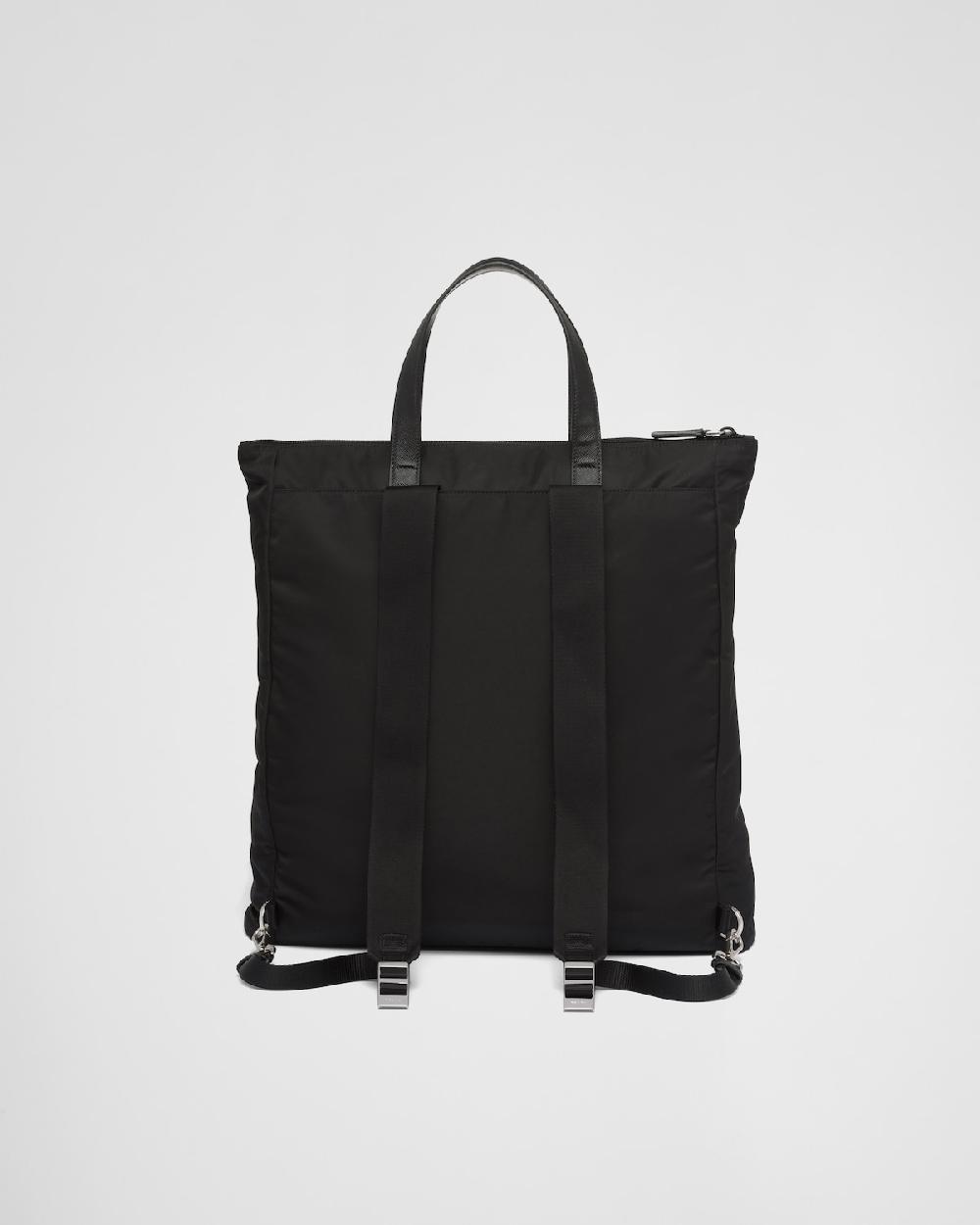 Prada Bolso tote de Re-Nylon y piel Saffiano Precios de Black Friday