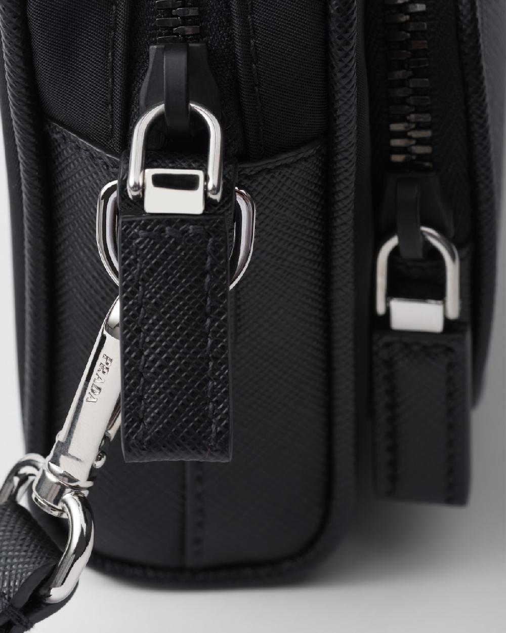 Prada Bolso bandolera de Re-Nylon y piel Saffiano Libre de impuestos