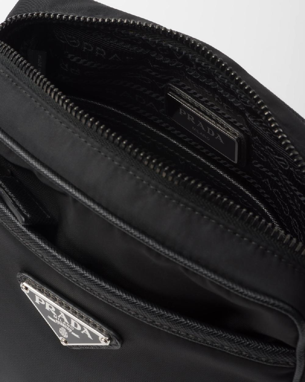 Prada Bandolera de Re-Nylon y piel Saffiano Oferta exclusiva