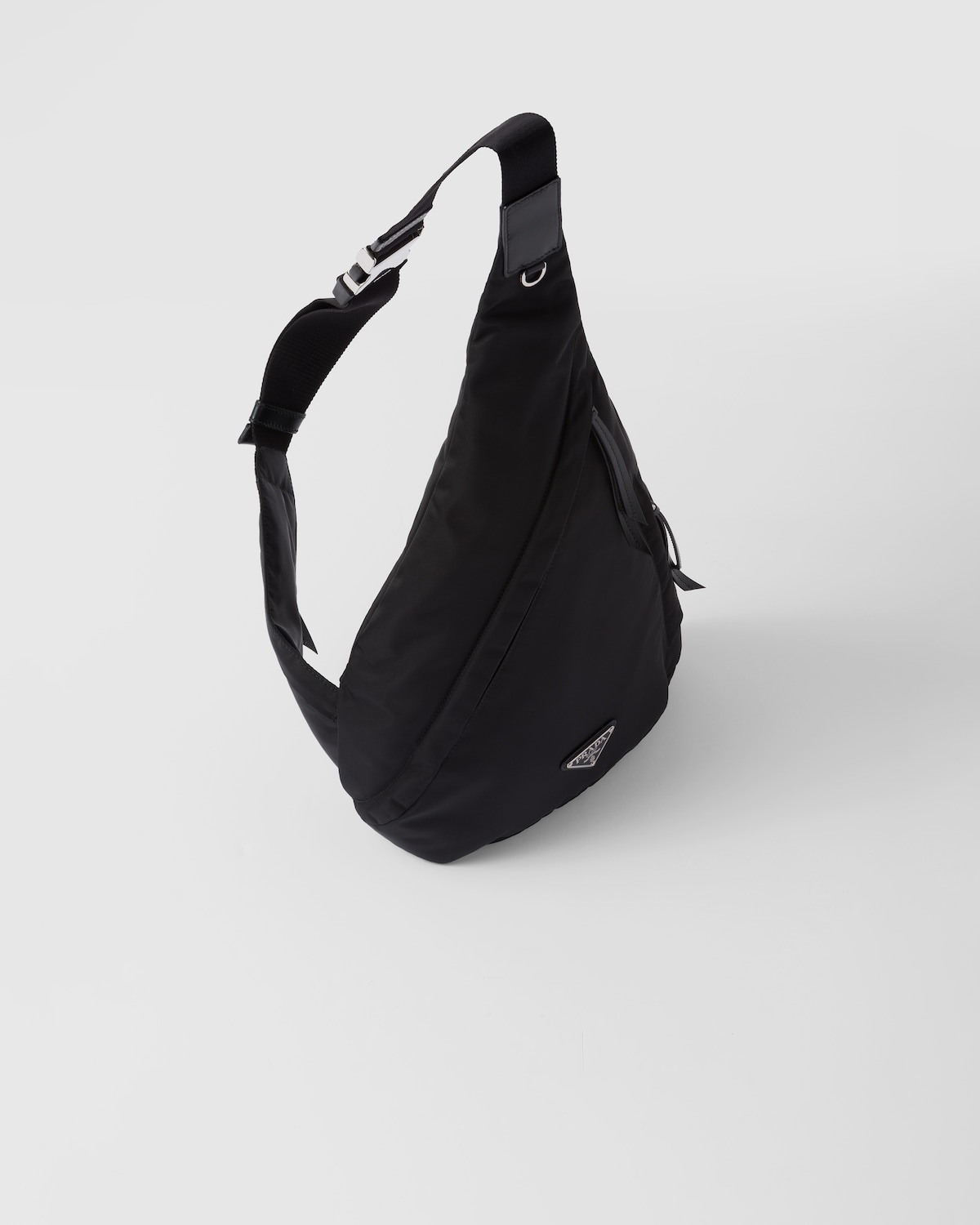 Prada Mochila de piel y Re-Nylon Descuento por venta flash