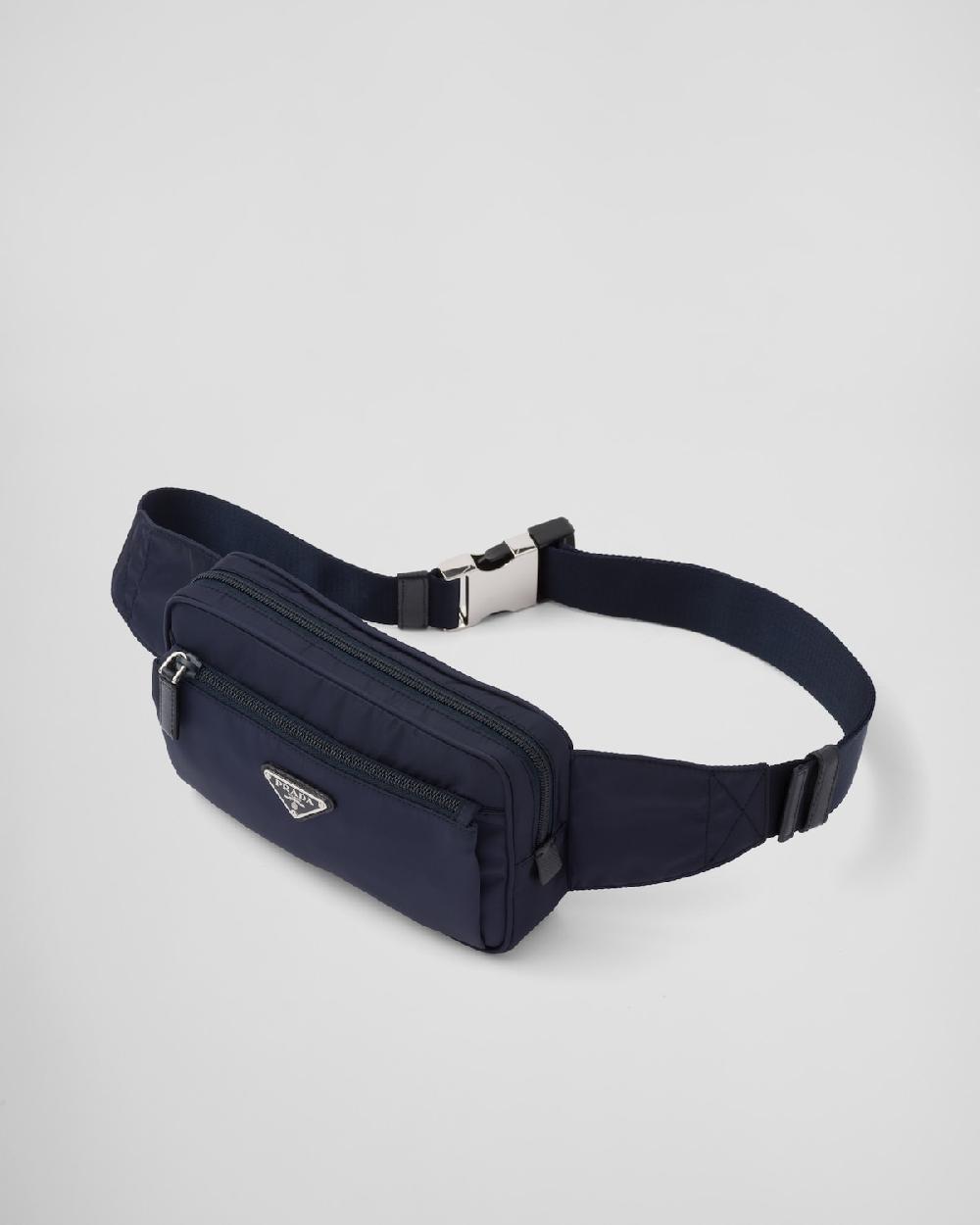 Prada Riñonera de Re-Nylon y piel Saffiano Ofertas especiales