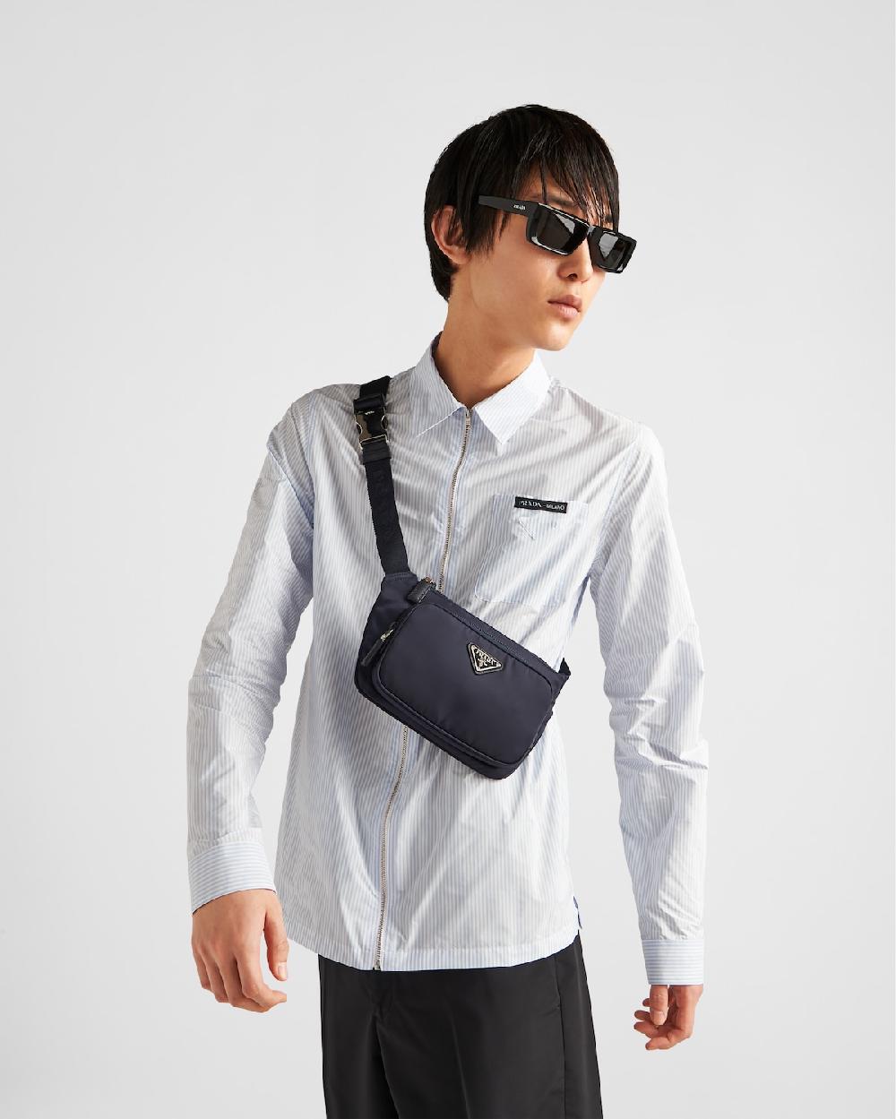 Prada Bandolera de Re-Nylon y piel Saffiano