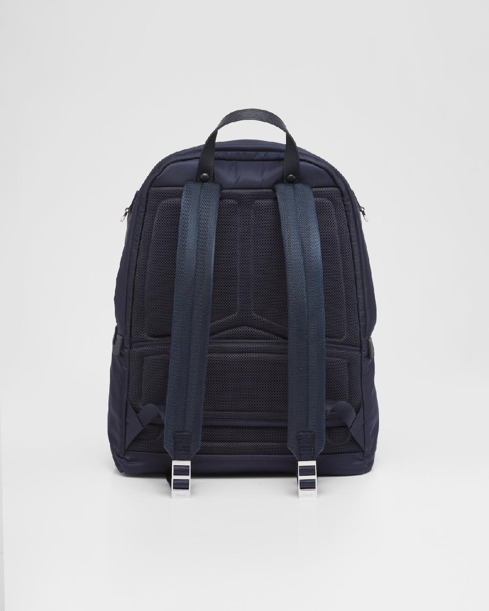 Prada Mochila de Re-Nylon y piel Saffiano Devoluciones gratuitas