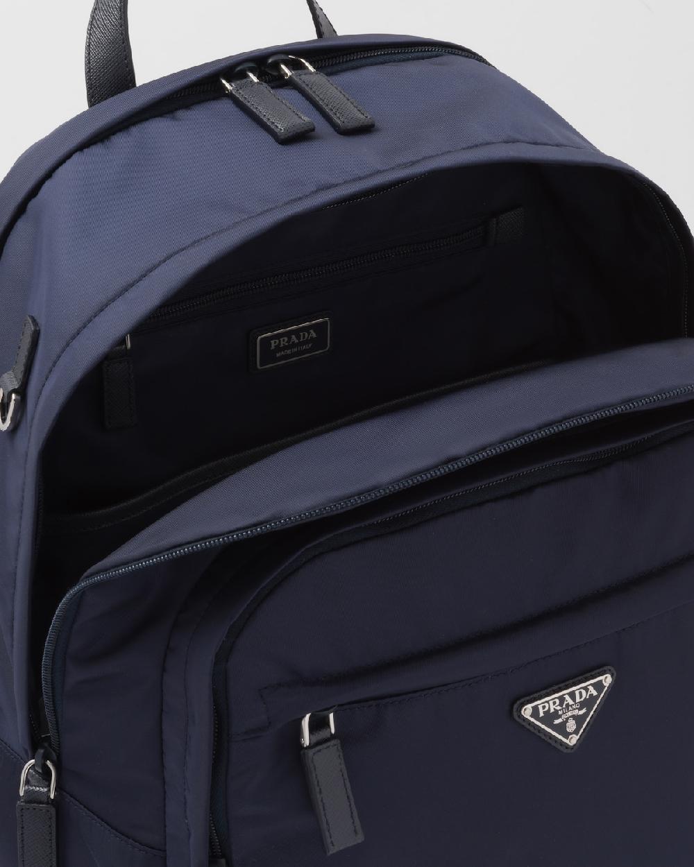 Prada Mochila de Re-Nylon y piel Saffiano Devoluciones gratuitas