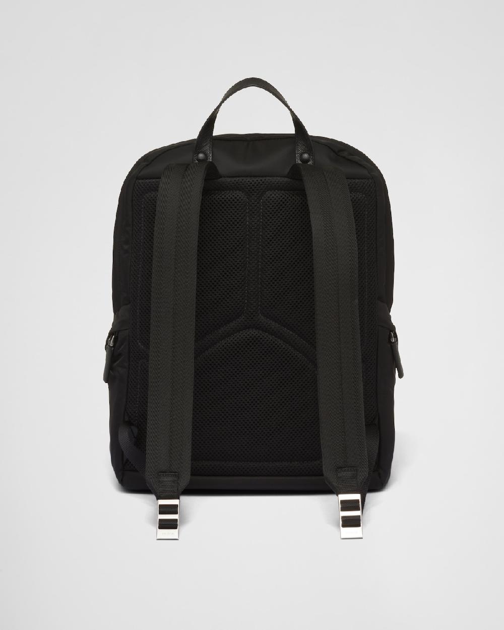 Prada Mochila de Re-Nylon y piel Saffiano Outlet