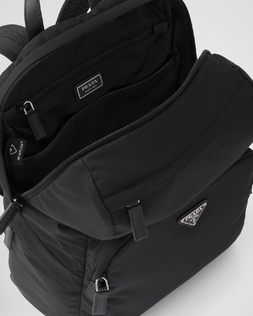 Prada Mochila de Re-Nylon y piel Saffiano Outlet