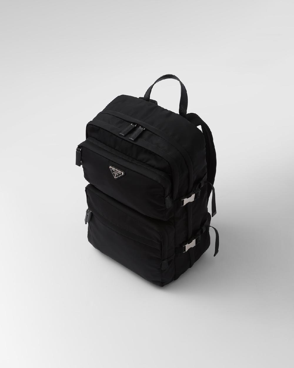 Prada Mochila de Re-Nylon y piel Saffiano Outlet online