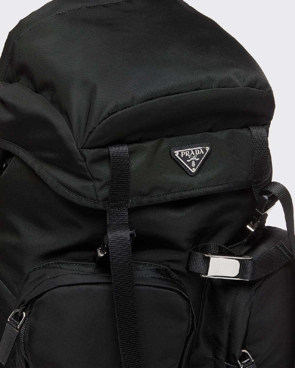 Prada Mochila de Re-Nylon y piel Saffiano Ofertas