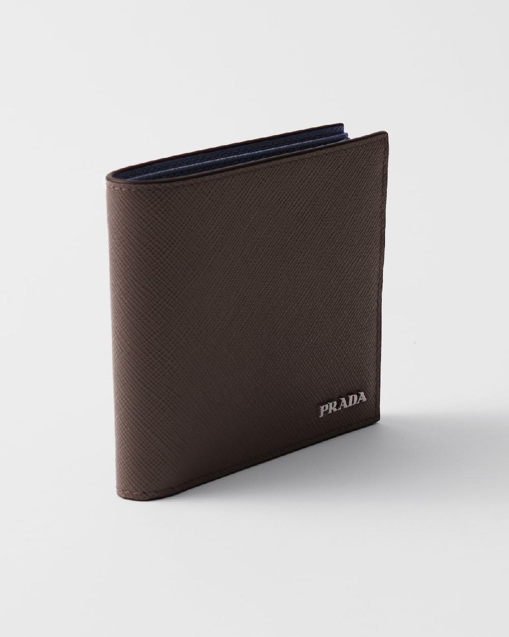 Prada Cartera de piel Saffiano Rebajas online