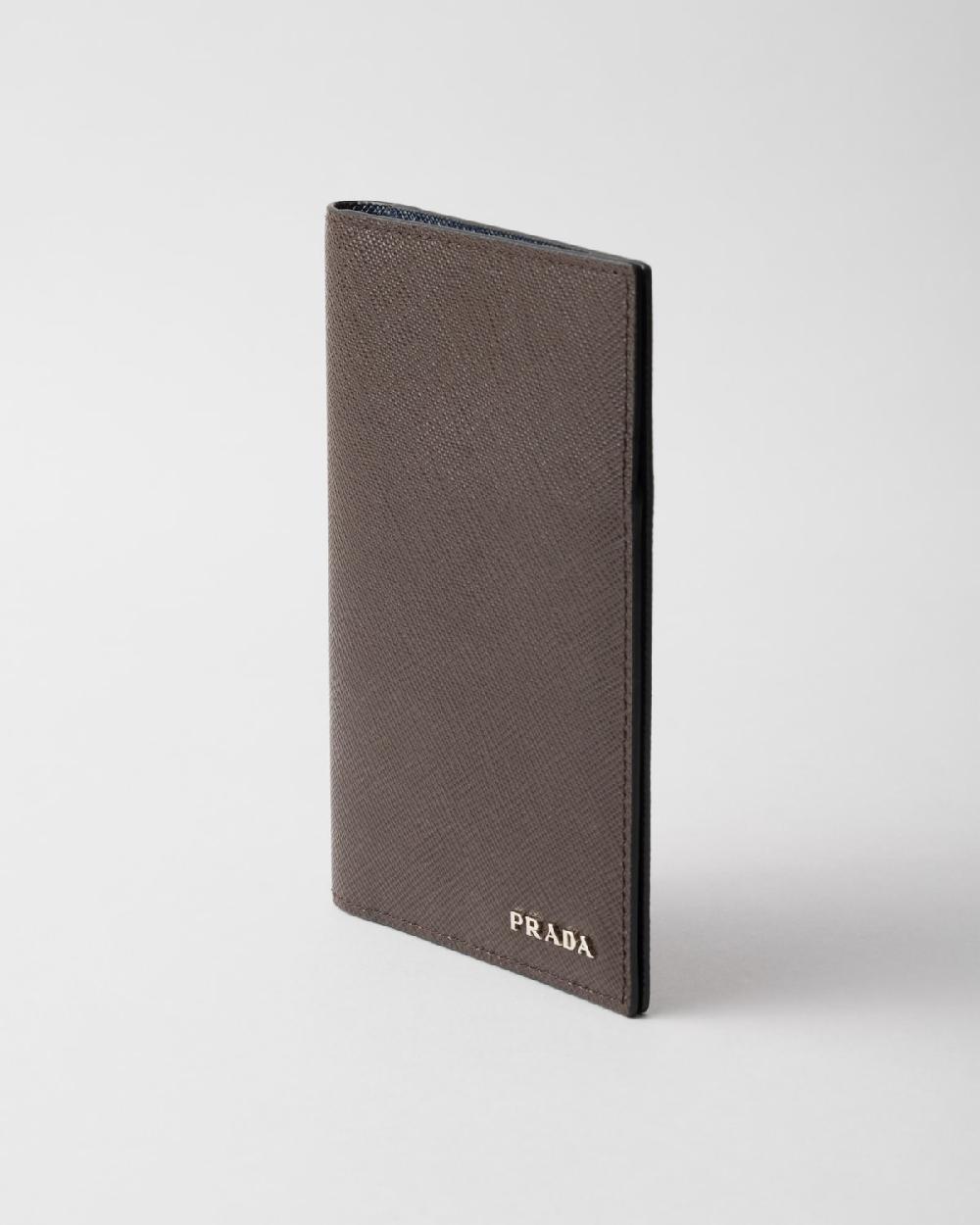 Prada Funda para pasaporte de piel Saffiano Envío gratis