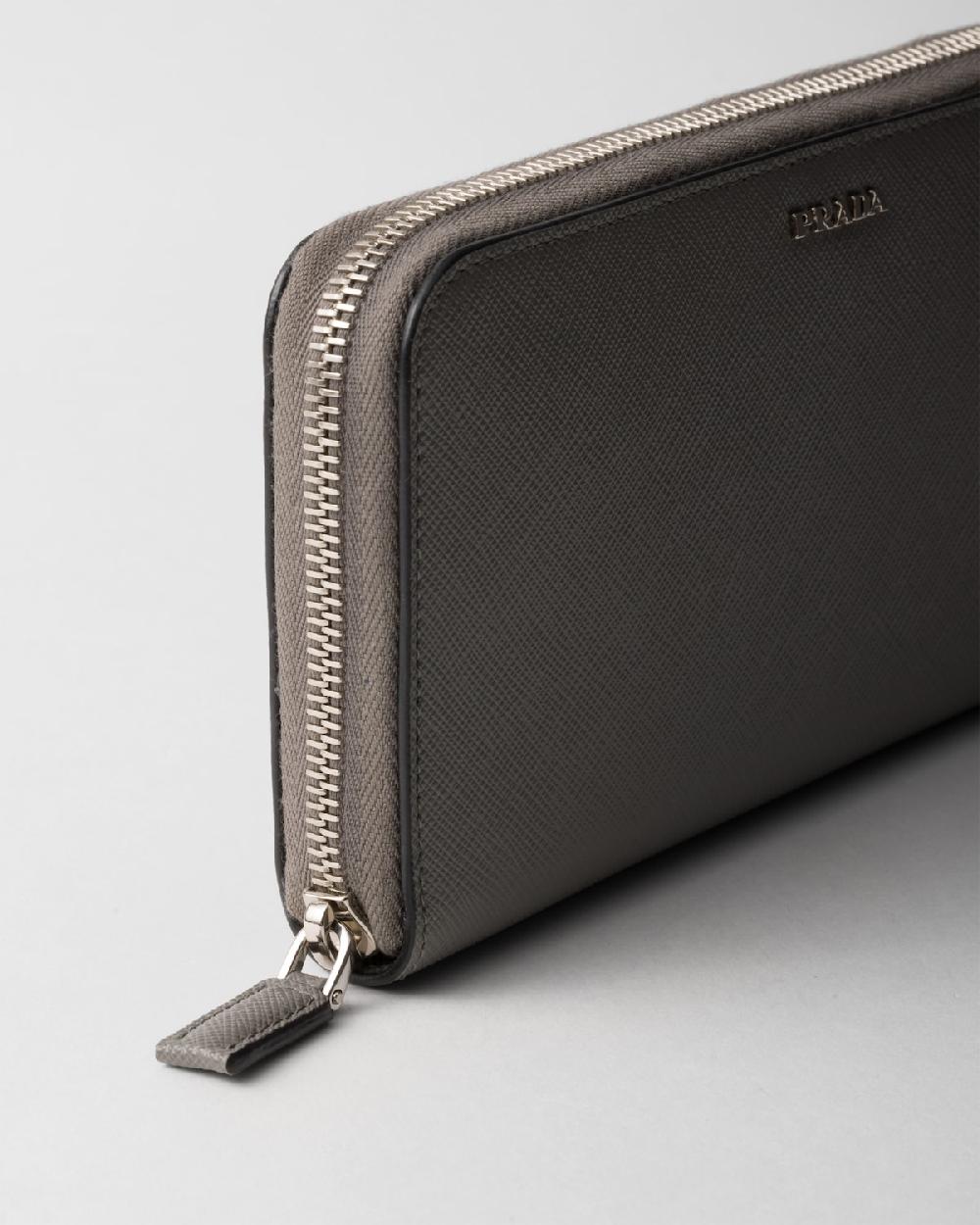 Prada Cartera de piel Saffiano Promoción por tiempo limitado