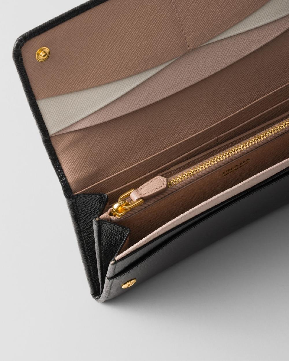 Prada Cartera grande de piel Saffiano Rebajas de fin de temporada