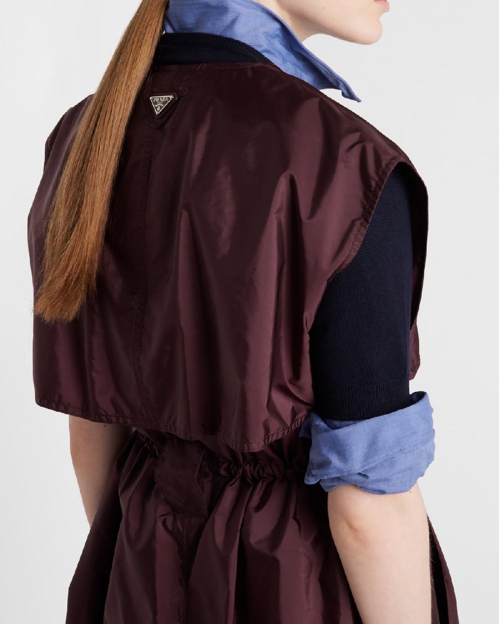 Prada Minivestido de Re-Nylon Outlet online