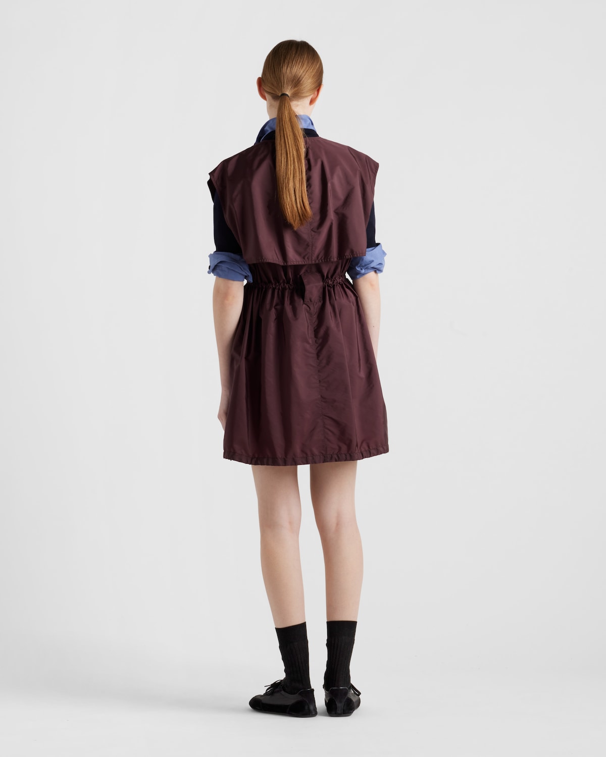Prada Minivestido de Re-Nylon Outlet online