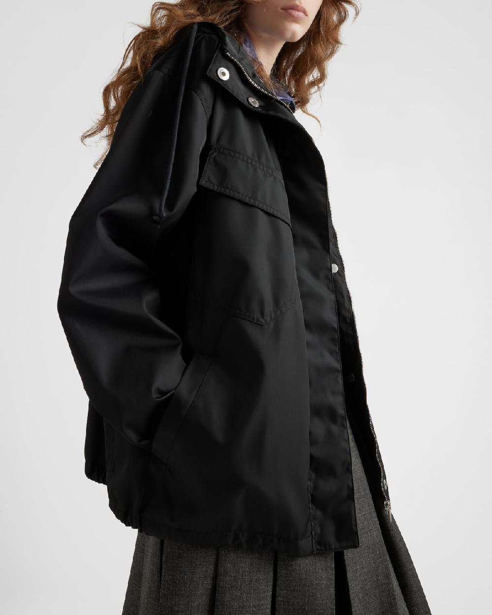 Prada Cazadora estilo sobrecamisa de Re-Nylon Ofertas