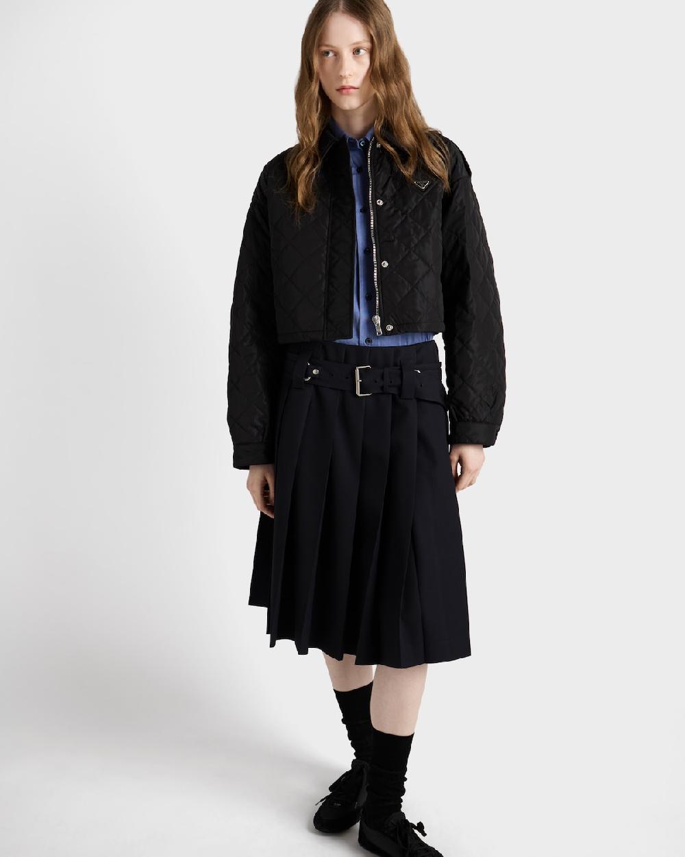 Prada Cazadora de Re-Nylon ligero Rebajas baratas