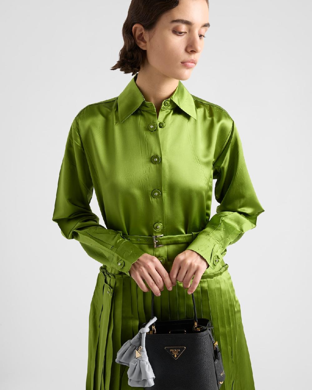 Prada Vestido de duchesse envejecido Liquidación