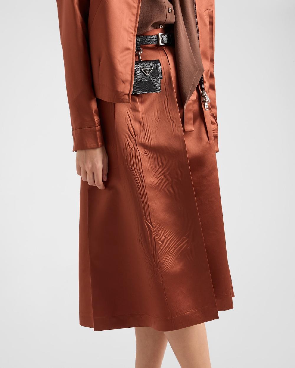 Prada Falda en duchesse envejecido Rebajas online