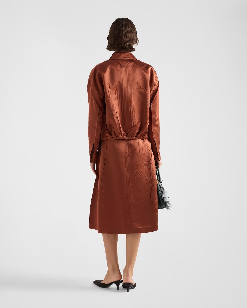 Prada Falda en duchesse envejecido Rebajas online