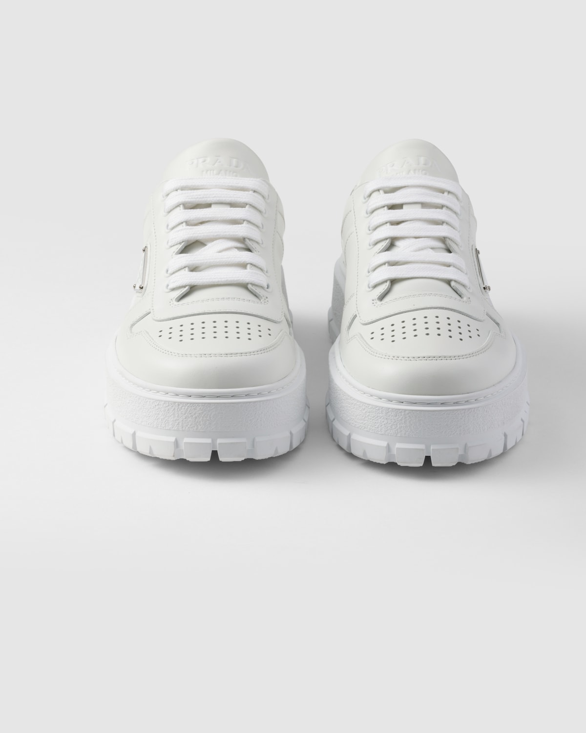 Prada Zapatillas de piel ÚLTIMAS EDICIONES
